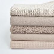 Flache Kordel Hoodiekordel Kapuzenband 15 mm, helles taupe