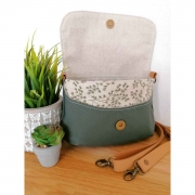 Dekostoff Kstchenmuster meliert, beige cremewei