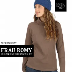 Rollkragenpullover Schnittmuster Damen FRAU ROMY Studio Schnittreif