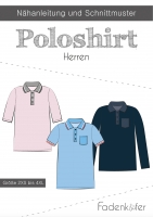 Papierschnittmuster POLOSHIRT HERREN Fadenkfer