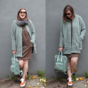 Boucle Stoff Schafslckchen, cremewei