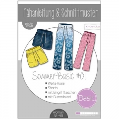 Schnittmuster Summer Basic #01 Shorts Basic Hose Ki-ba-doo