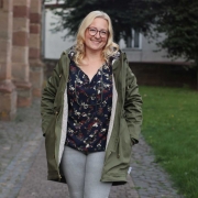 Baumwoll Twill Trenchcoat Stoff Stretch, cremewei