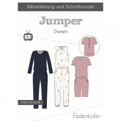 Papierschnittmuster Jumper Jumpsuit Damen Fadenkfer