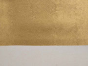 RESTST�CK 50 cm Kunstleder Lederimitat f�r Taschen gepr�gte Optik, gold metallic