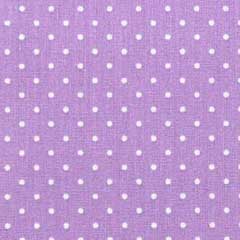 Baumwollstoff kleine Punkte beschichtet Petite Dots, wei flieder
