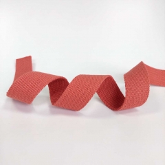 Gurtband Baumwolle 3 cm, terracotta braun