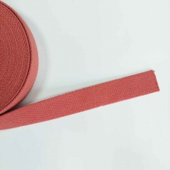 Gurtband Baumwolle 3 cm, terracotta braun