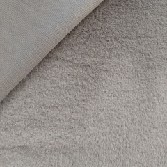 Fellimitat Pelzimitat Fake Fur flauschig butterweich, helltaupe
