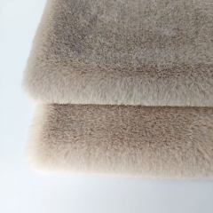 Fellimitat Plsch flauschig weich, hellbeige