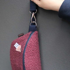Boucle Stoff Schafslckchen, mauve