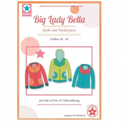 Papierschnittmuster Jacke mit Vorderpasse BIG LADY BELLA Mialuna