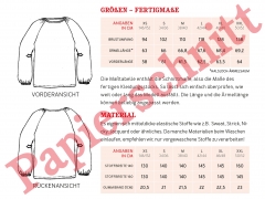Schnittmuster Frau CAJA Raglanpullover mit Blousonrmeln Studio Schnittreif