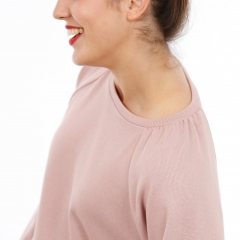 Schnittmuster Frau CAJA Raglanpullover mit Blousonrmeln Studio Schnittreif