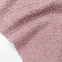 Boucle Stoff Schafslckchen uni, altrosa