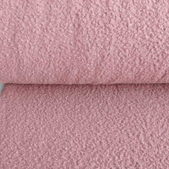 Boucle Stoff Schafslckchen uni, altrosa