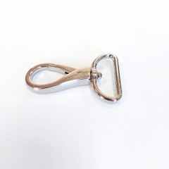 Karabinerhaken Metall 3 cm hochwertig hochglnzend, silber
