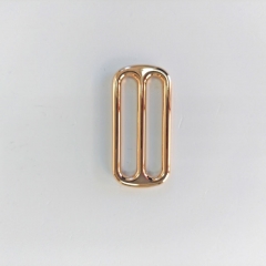 Feststellschnalle für Gurtband Schieber Metall 3 cm hochwertig hochglänzend, gold