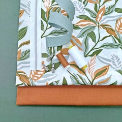 RESTSTCK 35 cm Canvas Stoff Baumwollstoff uni, karamell braun