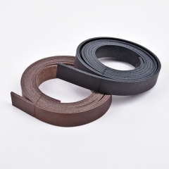 Lederriemen Vintage Rindsleder Taschengriff 1,5 cm breit, schwarz
