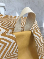 Canvas Stoff uni, beige