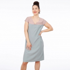 Sommerkleid mit V-Ausschnitt FRAU ALVA Papierschnittmuster Studio Schnittreif