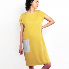Sommerkleid mit Taschen FRAU KONNI Papierschnittmuster Studio Schnittreif