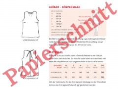 rmellose Bluse FRAU CLARA Papierschnittmuster Studio Schnittreif