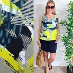 rmellose Bluse FRAU CLARA Papierschnittmuster Studio Schnittreif