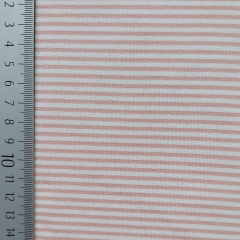 Jerseystoff Streifen (bedruckt), altrosa cremeweiß