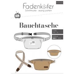 Bauchtasche Crossbody Bag Papierschnittmuster Fadenkfer