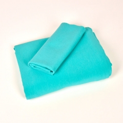 Bndchenstoff Meterware Glattstrick uni, Tiffany grn #230