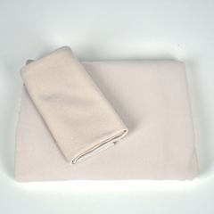 B�ndchenstoff Meterware Glattstrick uni, hellbeige sand #520