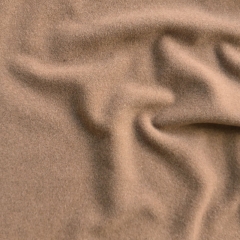 Mantelstoff Wool Blend Cabanjacken Stoff weich, camel