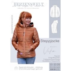 Papierschnittmuster Steppjacke DAMEN VIKA Meine Herzenswelt