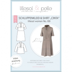 Papierschnittmuster Schluppenkleid & Shirt CINTA lillesol women No.69