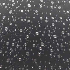Softshell Stoff Jackenstoff Regentropfen 3D, schwarz