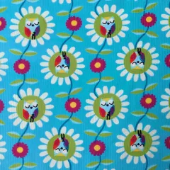 Feincord Owls Garden by Jolijou, hellt�rkis
