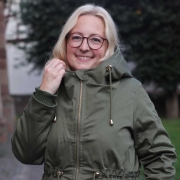 Baumwolltwill Trenchcoat Stoff, hellbraun (mocca mousse)