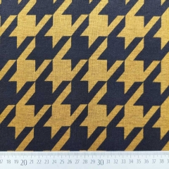 Feinstrickstoff Hahnentritt, grau schwarz