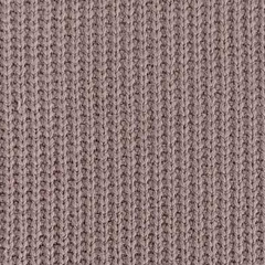 Strickstoff Baumwolle Rippenstrick uni, mattes braun