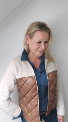 Teddyfleece Stoff Teddyfell Lammfellimitat flauschig weich elastisch, beige