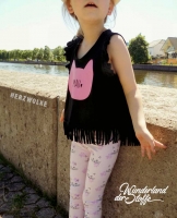 Jerseystoff uni, schwarz