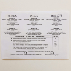 1075 Damenkleid 2 Varianten, Schnittmuster it´s A fits