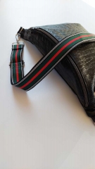 Taschengurt Streifen 3,8 cm italienischer Look -  schwarz wei grn rot
