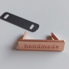 Handmade Label Metall, kupfer
