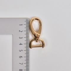 Karabinerhaken Metall 1,5 cm hochwertig hochglänzend, gold