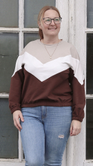 Bio-Sweatstoff French Terry uni, dunkelbraun