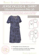 Papierschnittmuster Jerseykleid & Shirt Lillesol women No.36