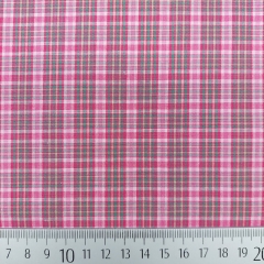 Baumwollstoff Karomuster karierte Webware, pink grn